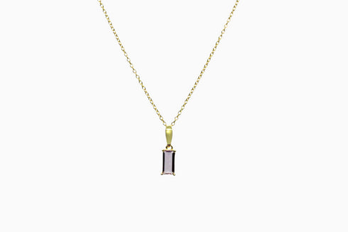 Ameya अमेय | Amethyst | Halskette | 18K Vermeil Vergoldung